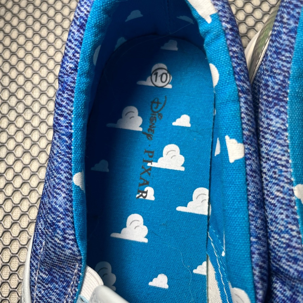 Disney Pixar slip on  Sneakers with Toy Characters women size 10 - Picture 3 of 8